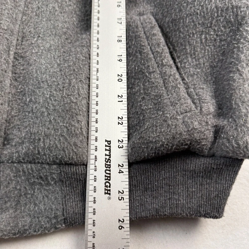 Swingster Vintage Memorex Fleece‎ Bomber Jacket Grey Sherpa Lined Mens XL USA